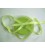 Boerenbont lint Lime/wit geruit 10mm breed