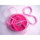 Boerenbont lint Pink/wit geruit 5mm breed