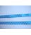 Satijnband Aqua met stip 10mm