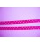 Satijnband Pink met stip 10mm