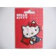 Een Hello Kitty opstrijkbare applicatie 6x7,5 cm 