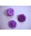 Bloemknoop met hart Lila 25mm. bh25lila