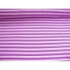 Tricot streepjes Paars/wit Coupon 50 cm