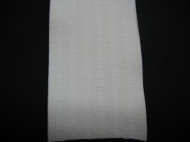 Wit pyjama elastiek 60 mm breed.