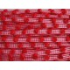 Sierlint Boerenbont Rood met roosjes 10mm breed