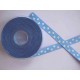 Ribsband met stip Lichtblauw 16mm. 1545-16