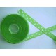 Ribsband met stip Lime 16mm. 1813-16
