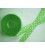 Ripsband met stip Lime 25mm. 1813-25