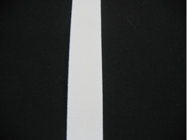 Stevig elastiek 20 mm. wit