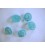 Bloemknoop Aqua 15mm. bk411-S3