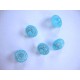 Bloemknoop Aqua 12mm. bk412-S3