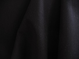 Katoen Zwart stretch iets dikker 10025PL
