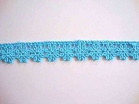 Etskant bloem  Aqua 18mm