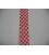 Geblokt biaisband rood 46