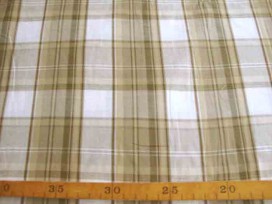 Katoen Ruit Zand/bruin 1122-27N