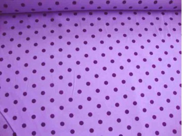 Middelstip katoen Lila/paars 8253