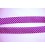 Elastisch biaisband met stip Paars/wit 6043