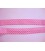 Elastisch biaisband met stip Roze/wit 6044
