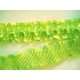 Satijnband  Lime met ruches  45 mm