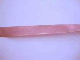 Sierband Oudroze met gouddraadje 15mm