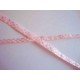 Satijnlint ton sur ton Stip 10mm  Roze