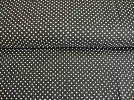 Mini stip katoen Zwart/wit 5575-069N