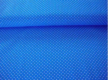 Mini stip katoen Aqua/wit 5575-4N