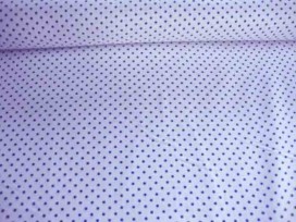 Mini stip katoen Wit/blauw 5579-5N