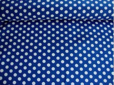 Middelstip katoen Blauw/wit 5576-5N