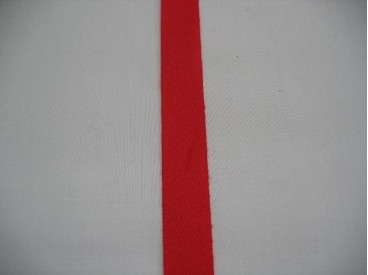 Keperband 15mm rood
