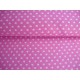 Mini hartje katoen Roze/wit 1264-11N