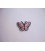 Vlinder applicatie Roze 3 cm.