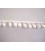 Bolletjesband pompom mini Wit