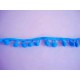 Bolletjesband pompom mini Aqua