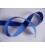 Biaisband Kobalt 3 cm breed
