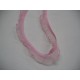 Elastisch kant met ruche Babyroze 15mm
