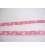 Ripsband Roze met lichtroze bloem 10mm. 012-77K