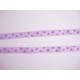Ripsband Lila met paarse hartjes 10mm. 032-661K