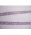Ripsband Lila met roze-wit-blue vlinders 10mm. 043-662K