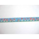 Sierband Fruit Aqua met paddestoel 15mm
