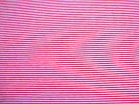 Tricot Streep Oranje/wit Smal 2056-37N