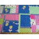 Dapper katoen Dansers Patchwork Blauw/lime