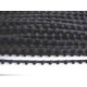Sierband Pom pom mini mini Zwart