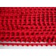 Sierband Pom pom mini mini Rood