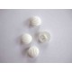 Witte knoop met golf op steeltje 18mm. wk817