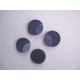 Kunststof knoop 3 kleurig Donkerblauw 18mm. 401-18  Serie 1