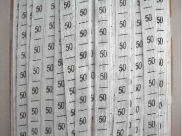 Maatlabels band maat 50