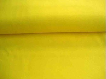 Gele canvas  100% katoen  1.45 mtr.br.  240 gr/m2.