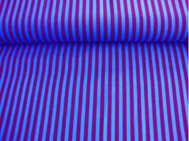 Ton sur ton Streep Aqua/bruin 2224-4N