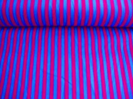 Ton sur ton Streep Aqua/pink 2224-17N